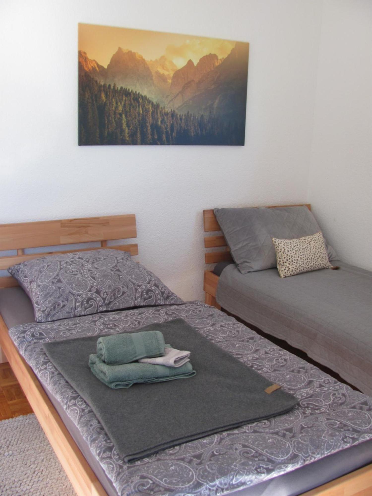 #1Gemuetliches Ruhiges Sonniges Balkonzimmer Mit Gemeinschaftsbad W-Lan Airport Nah Late Night Check In Haus Nr 9,5 Trunkelsberg Exterior foto